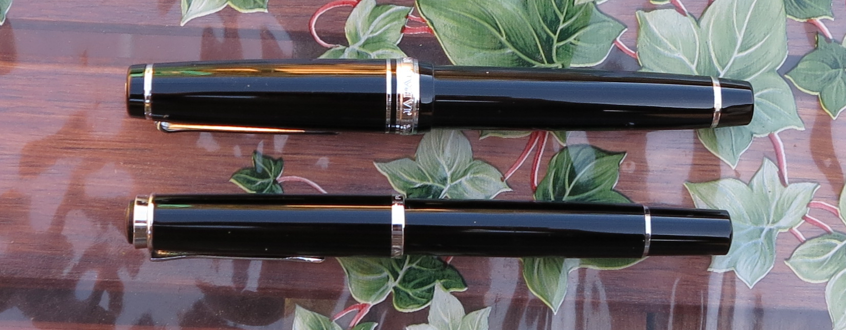 Pelikan M205, Sailor Pro Gears(con cappuccio)