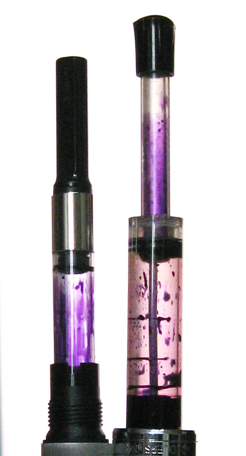 Diamine Grape - inchiostro esaurito nel converter - foto 2.jpg