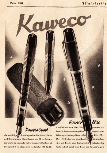 3. KAWECO – 1937.12.02 – Kaweco Sport con portamine #18, Kaweco Elite – JB Jllustrierter Beobachter – Anno 12, N. 48, pag.1860.jpg