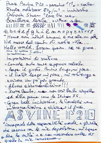 Scrittura - Asvine P20 - Abulafia