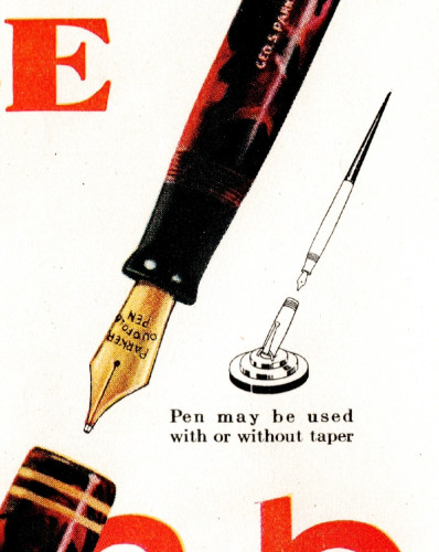 14. PARKER – 1932.04. The Penparker - The Saturday Evening Post – Vol.204, No. 44, pag.1 - DETAIL.jpg