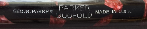 32. PARKER DUOFOLD JUNIOR B&B. Inscription.jpg