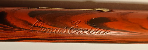 Omas stiloforo ebanite fiammata logo Omas