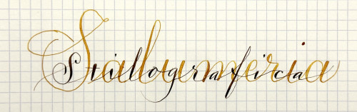 Il corsivo americano sembra quasi nero, ma è un bruno troppo contrastato dal cellulare