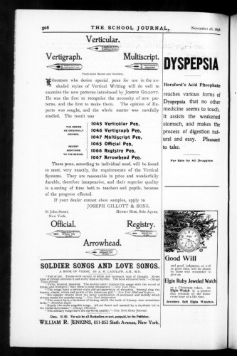 the School Journal - 26 nov 1898 - fonte: Internet Archive