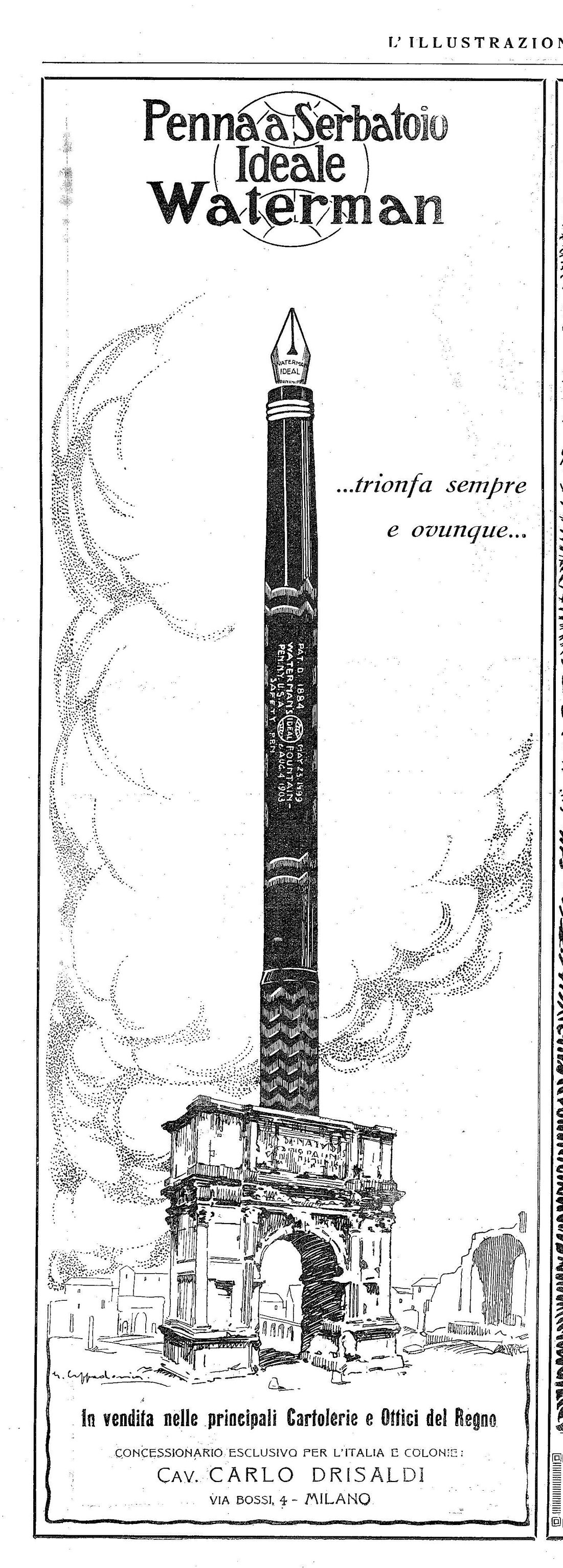 3. WATERMAN - modello x - L'Illustrazione Italiana - Anno LI. N.23 - 1924-06-08 - pag.745.jpg