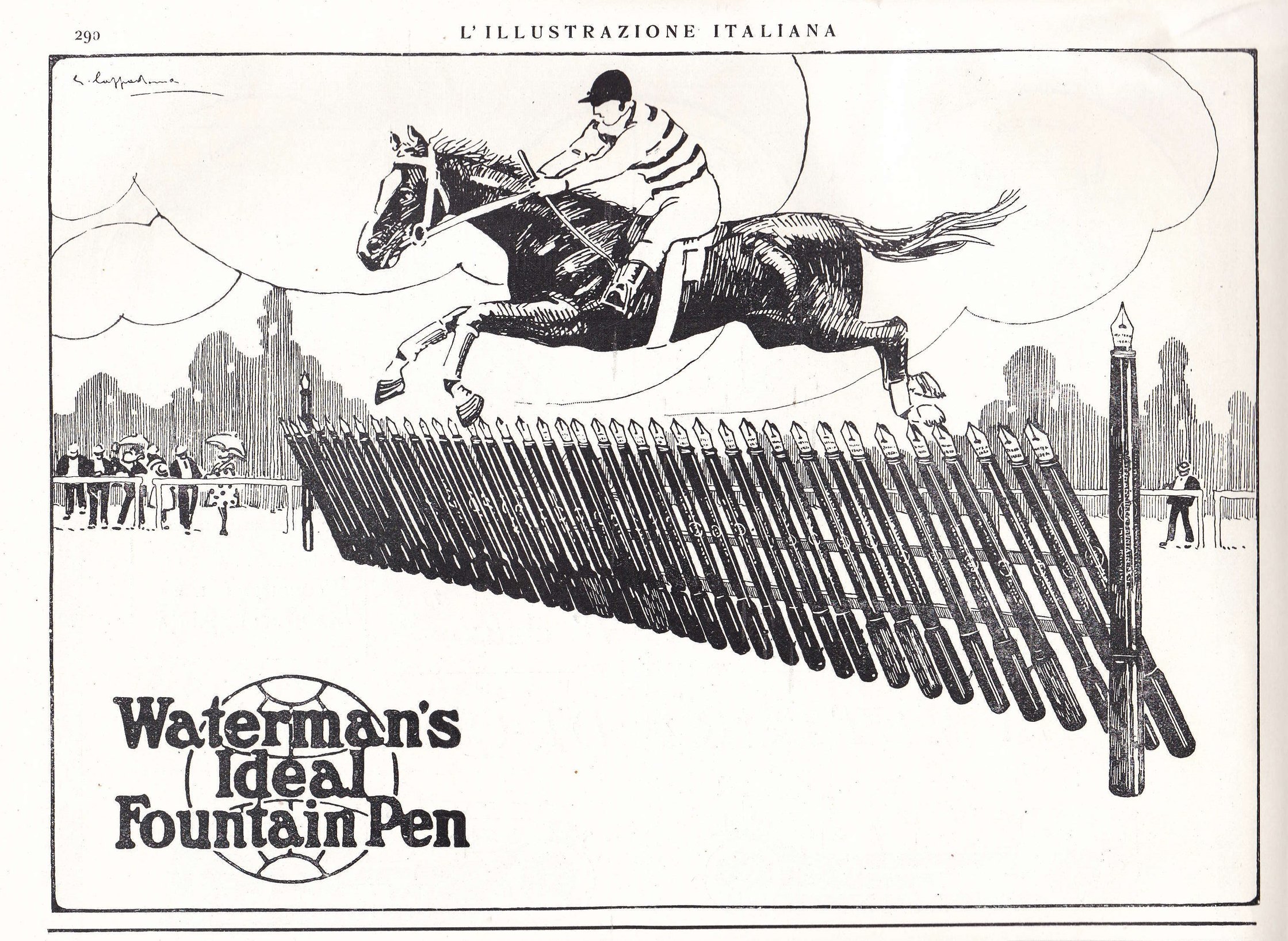 12. WATERMAN -L'Illustrazione Italiana - Anno XLIX. N.37 - 1922-09-10 - pag.290 (1921-09-25 - pag.348).jpg