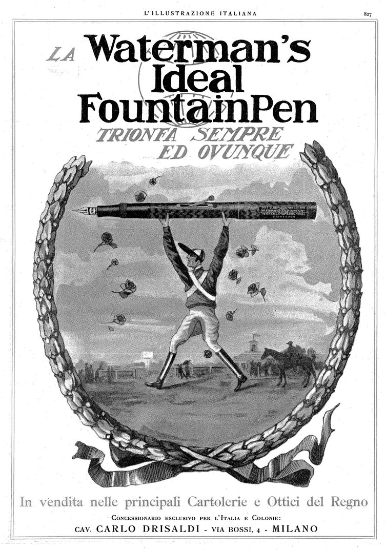 13. WATERMAN - modello x - L'Illustrazione Italiana - Anno LI. N.25 - 1924-06-22 - pag.827.jpg