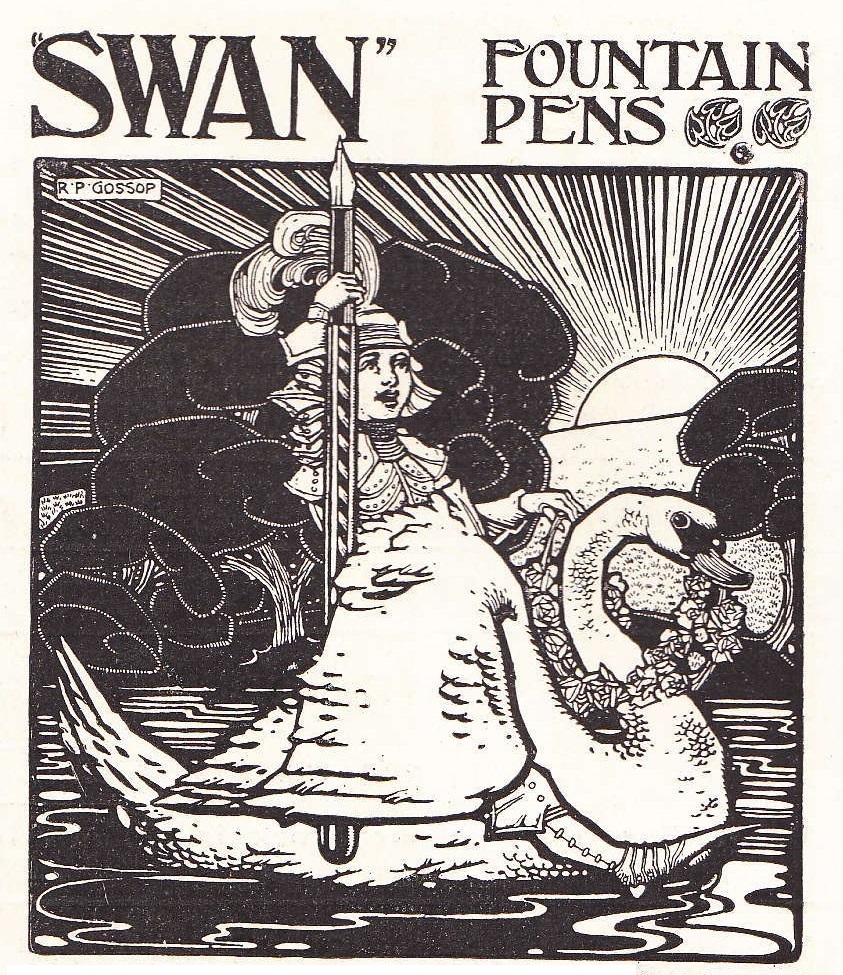 1. SWAN - Swan-pen - THE STUDIO - Rivista mensile Vol.34 No.144 - London - 1905-03 -15 pag.XV.jpg