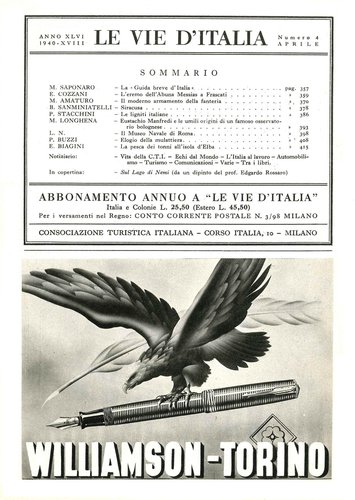 22. WILLIAMSON TORINO - 1940-04 - Le Vie d'Italia - Anno XLVI - N.4 - pag.327.jpg