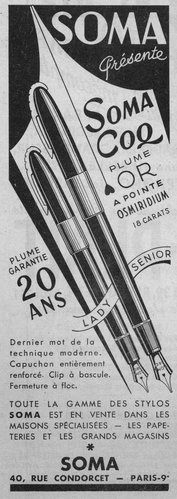 4. SOMA - Coq senior e lady -1951-05. Science et Vie, pag.XVI.jpg