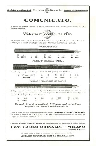 WATERMAN - mod. 1x%2C 1xS%2C 1xPSF. 1917-11-01. Il Secolo Illustrato - Anno V - N.21%2C pag.788.jpg