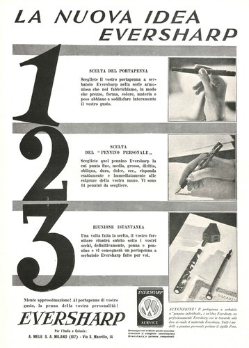 6. EVERSHARP - Personal point - 1929-09-29. L'Illustrazione Italiana - Anno LVI N.39, pag.487.jpg