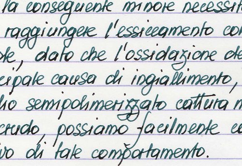 Particolare macro che può fornire una buona idea sulle sfumature ottenibili.