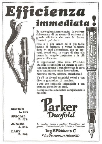 PARKER - Duofold - 1929-06-09. L'Illustrazione Italiana - Anno LVI N.23, pag.912.jpg