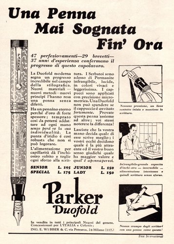 PARKER - Duofold - 1929-09-15. L'Illustrazione Italiana - Anno LVI N.37, pag.410.jpg