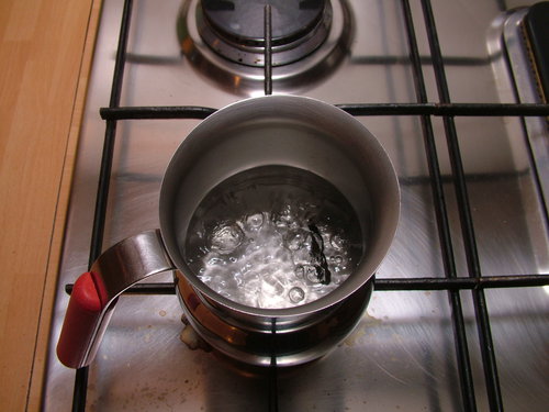 Alimentatore nell'acqua bollente