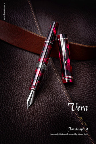 Fountainpen.it Vera Rossa con finiture rodio