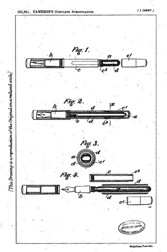 18. Pat. 1916 dep.Febbraio-accett.Agosto - Patent-GB-101241.jpg