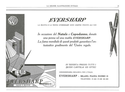 EVERSHARP - Déco band. 1930-12. La Grande Illustrazione d’Italia - Anno VII - N.12, pag.43.jpg