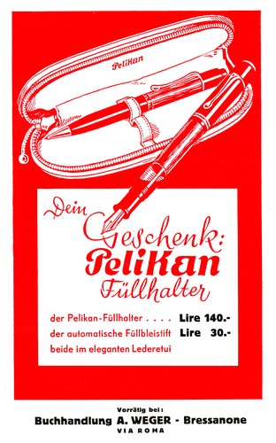 5. PELIKAN - 100N set - 1939. St. Kassian Kalender, Jahrgang 237, pag. terza di copertina - Copia.jpg (1.97 MiB) Visto 4569 volte PELIKAN - 100N - 1939. St. Kassian Kalender, Anno 237, pag. terza di copertina.