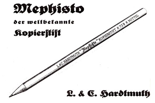 L.&amp;C. HARDTMUTH - Mephisto pencil - 1941. St. Kassian Kalender, Anno 239.