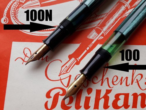 Pelikan 100 and Pelikan 100N sections