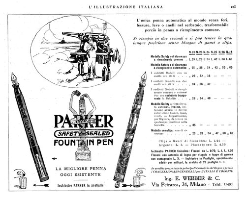 14. PARKER - mod. div. - 1918-02-10 - L'Illustrazione Italiana - Anno XLV - N.6.jpg