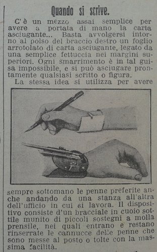 PORTAPENNE DA POLSO La Domenica del Corriere 1919.09.21