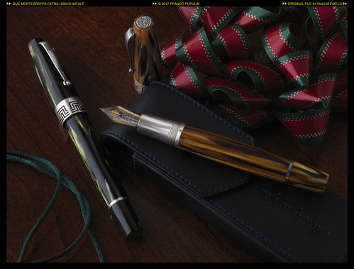 Due Montegrappa Extra 1930 di Natale ©FP.jpg