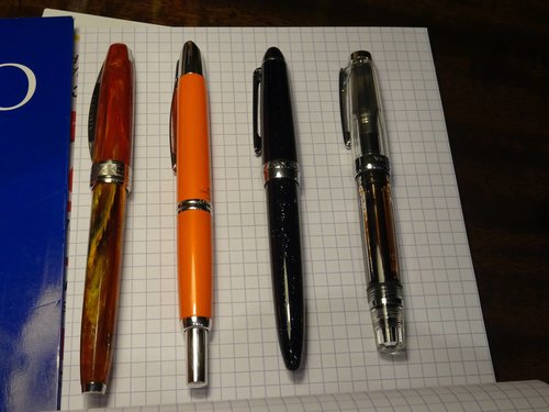 Confronto con Visconti Van Gogh, Pilot Capless, TWSBI Vac Mini