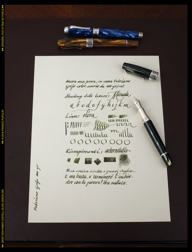 Graf Fon Faber Castell Olive Green ink review (5) ©FP.jpg