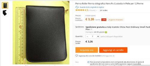 2018-02-05 10_38_54-Penna Roller Penna stilografica Nero Pu Custodia In Pelle per 12 Penne in Penna.jpg