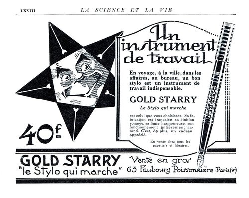 GOLD STARRY - 1925-12. La Science et la Vie - N.102, pag. LXVIII