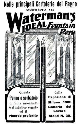 WATERMAN - 1x - 1906-05-27. La Domenica del Corriere, Anno VIII - N.21, pag.2