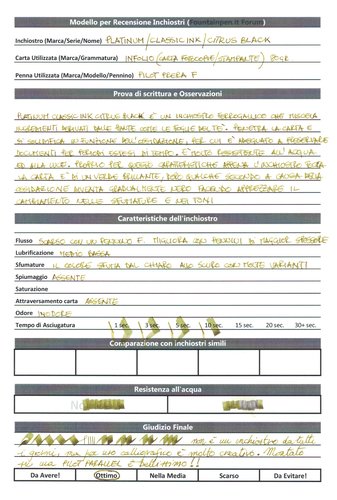 Recensione Citrus Black Platinum.jpeg (814.63 KiB) Visto 2862 volte Un Ferrogallico interessante e molto divertente