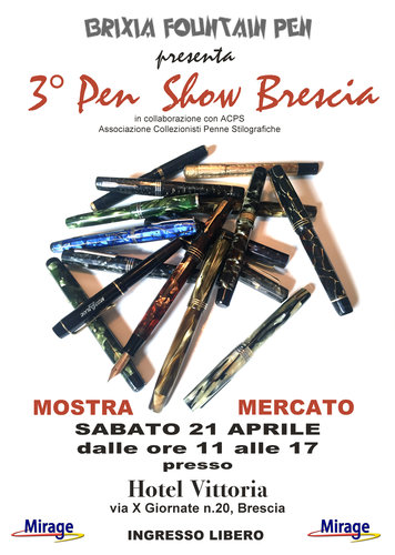 Pen Show di Brescia, 21 Aprile