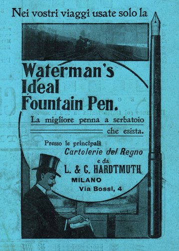 WATERMAN - 1x. 1906-06-10.  L'Illustrazione Italiana - Anno XXXIII, Num.23, copertina