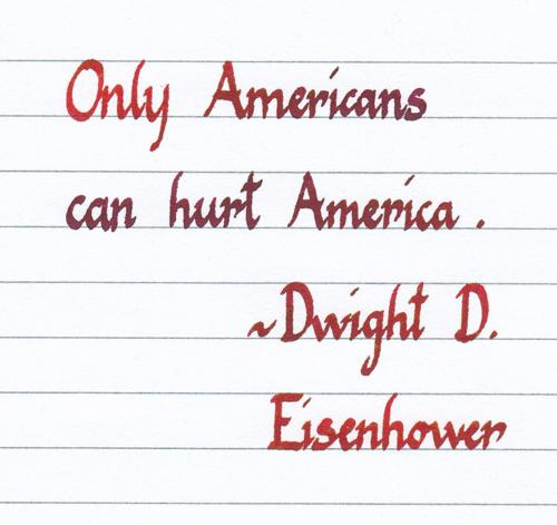 J. Herbin 1670 Rouge Hematite QotW18 Eisenhower 01.png