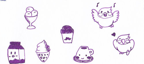 Pelikan 4001 Violett doodles 01.jpg