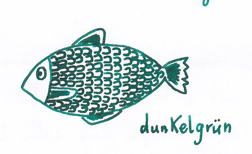 Pelikan 4001 Dunkelgrun doodle Fish 02.jpg