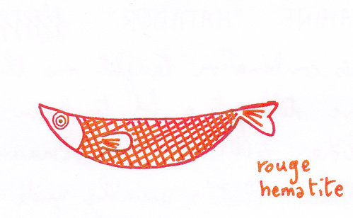 J. Herbin 1670 Rouge Hematite doodle Fish 01.jpg
