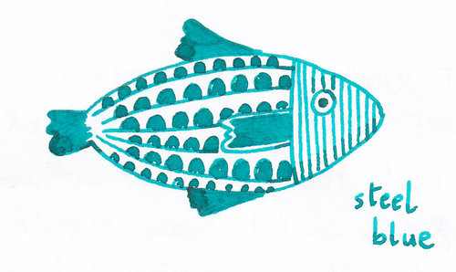 Diamine Steel Blue doodle Fish 01.jpg