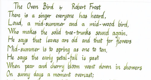 RK Alt-Goldgrun Robert Frost Oven Bird 01.jpg