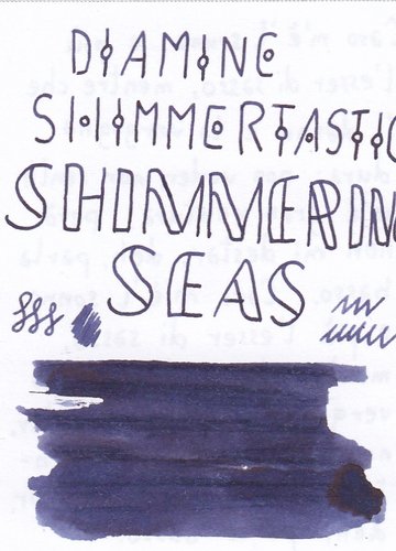 Diamine Shimmertastic 001 Shimmering Seas card.jpg