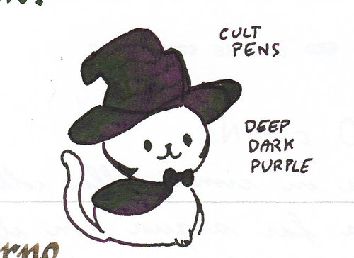 Cult Pens Deep Dark Purple Doodle Cat.jpg