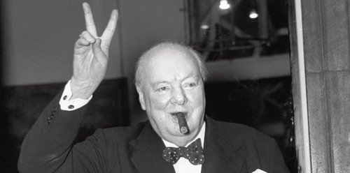 Winston Churchill dopo la sua vittoria nelle elezioni del 1951