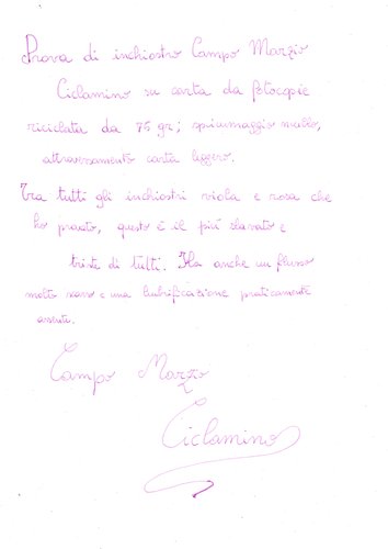 Campo Marzio Ciclamino 2.jpg (945.17 KiB) Visto 3610 volte Prova su carta da fotocopie riciclata.