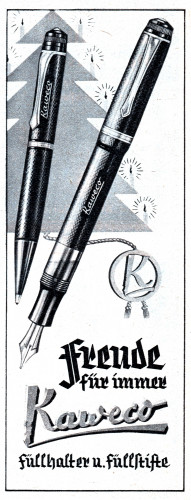 4. KAWECO - Fountain pen and pencil set. BERLINER ILLUSTRIRTE ZEITUNG - 1940-11-28. N.48, Anno 49°, pag. 1276.jpg