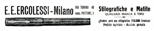 5. ERCOLESSI – Serie 50 – 1935.11.17. Radiocorriere. Settimanale dell'EIAR.jpg (566.06 KiB) Visto 5142 volte ERCOLESSI – Serie 50 – 1935.11.17. Radiocorriere. Settimanale dell'EIAR.